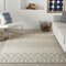 Homeroots 5 x 7 ft. Ivory & Gray Geometric Area Rug 385773 - alternate 5
